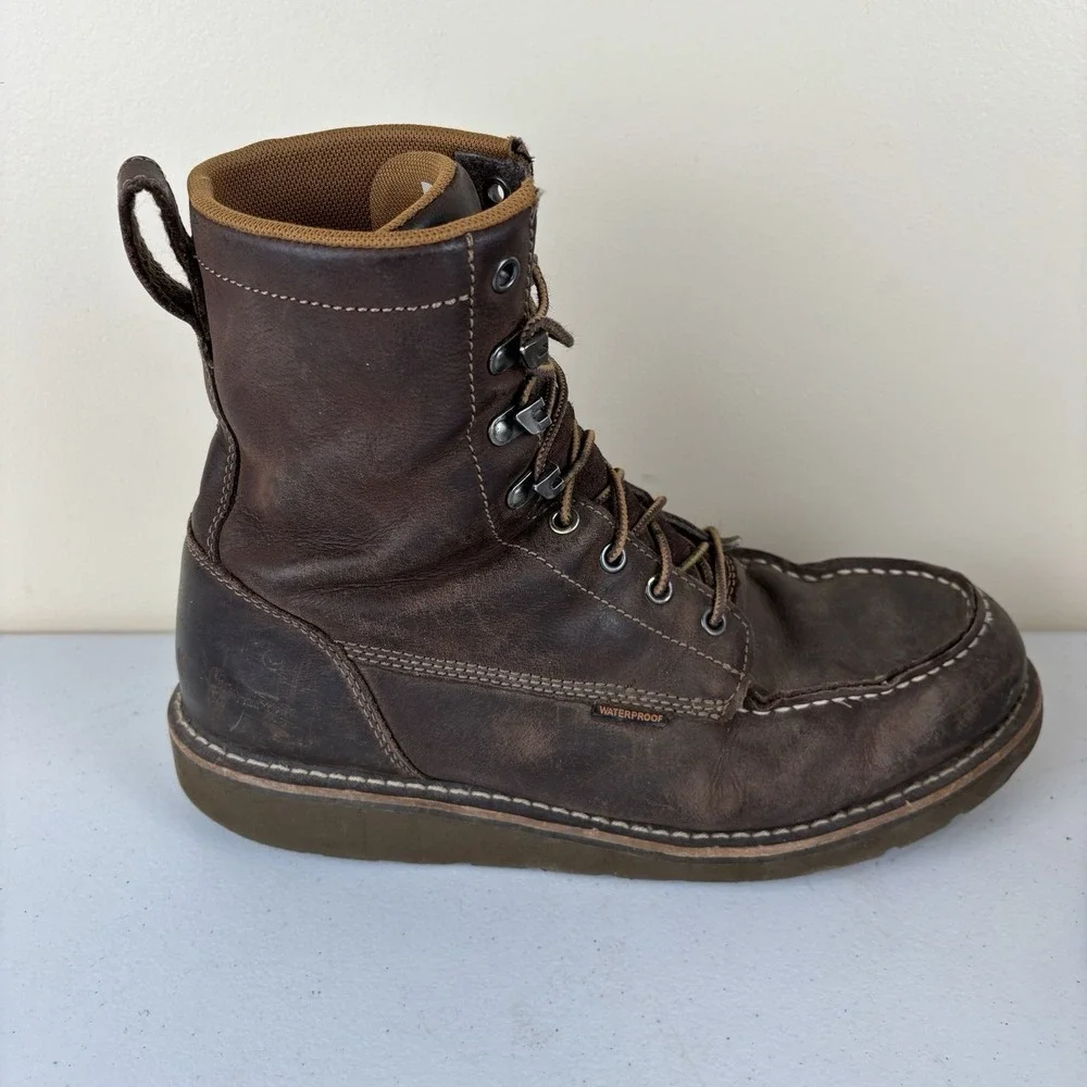 Carhartt Work Boots Men's 10.5 Brown 8